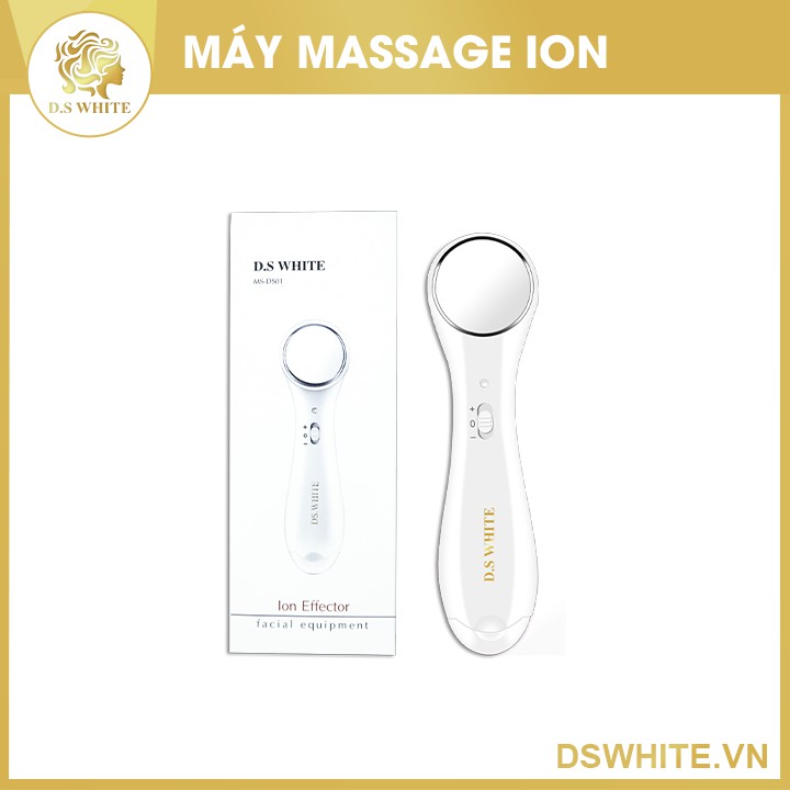 Máy Massage Ion Mini Cầm Tay Làm Rung Săn Chắc Trẻ Hóa, Nâng Cơ Mặt Pin 3V