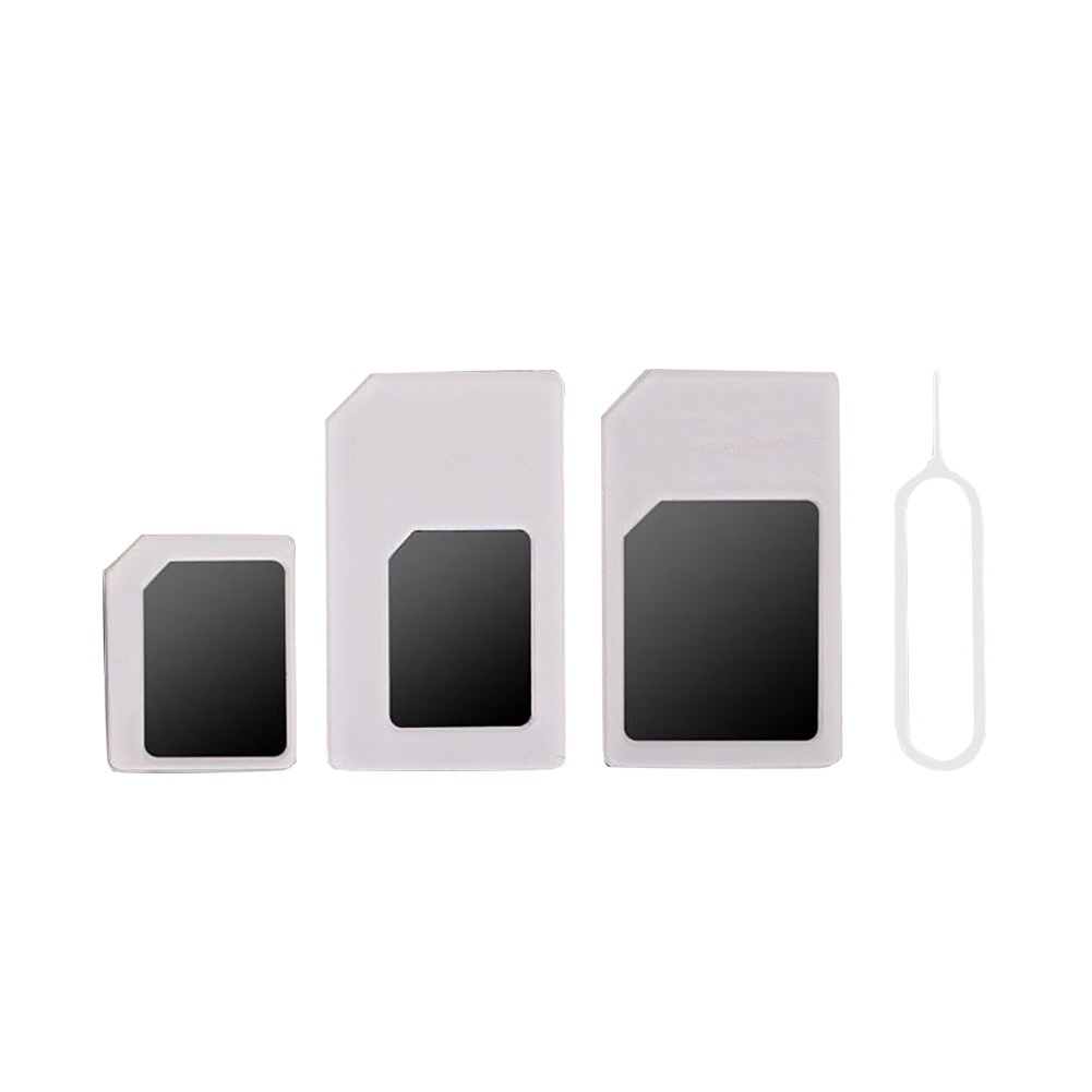 Bộ 4 Đầu Chuyển SIM Sang Micro / Standard Cho Điện Thoại