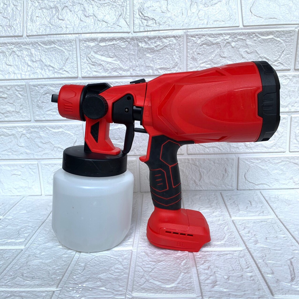 máy phun sơn chạy pin tiện lợi chân pin thông dụng