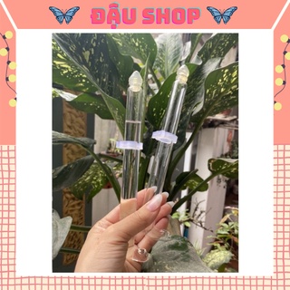 Cóng đựng nước cho chim cóng thủy tinh chào mào,khuyên tai trắng loại 1