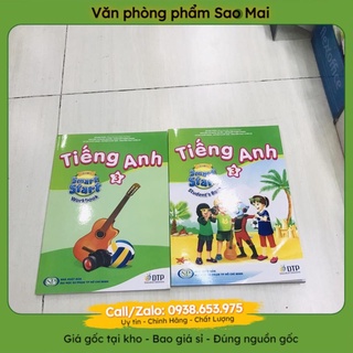Tiếng anh lớp 3 smart star  (bài học +bài tập)  (Văn phòng phẩm Sao Mai)