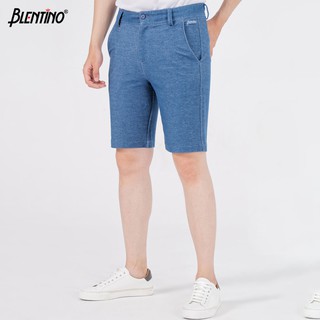 Quần Short Nam Vải Da Cá Cotton Thoáng Mát BLENTINO BL-S01 Hàng Chính Hãng
