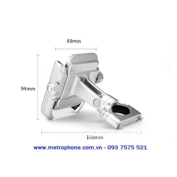 Kẹp điện thoại gắn ghi đông xe máy motowolf | BigBuy360 - bigbuy360.vn