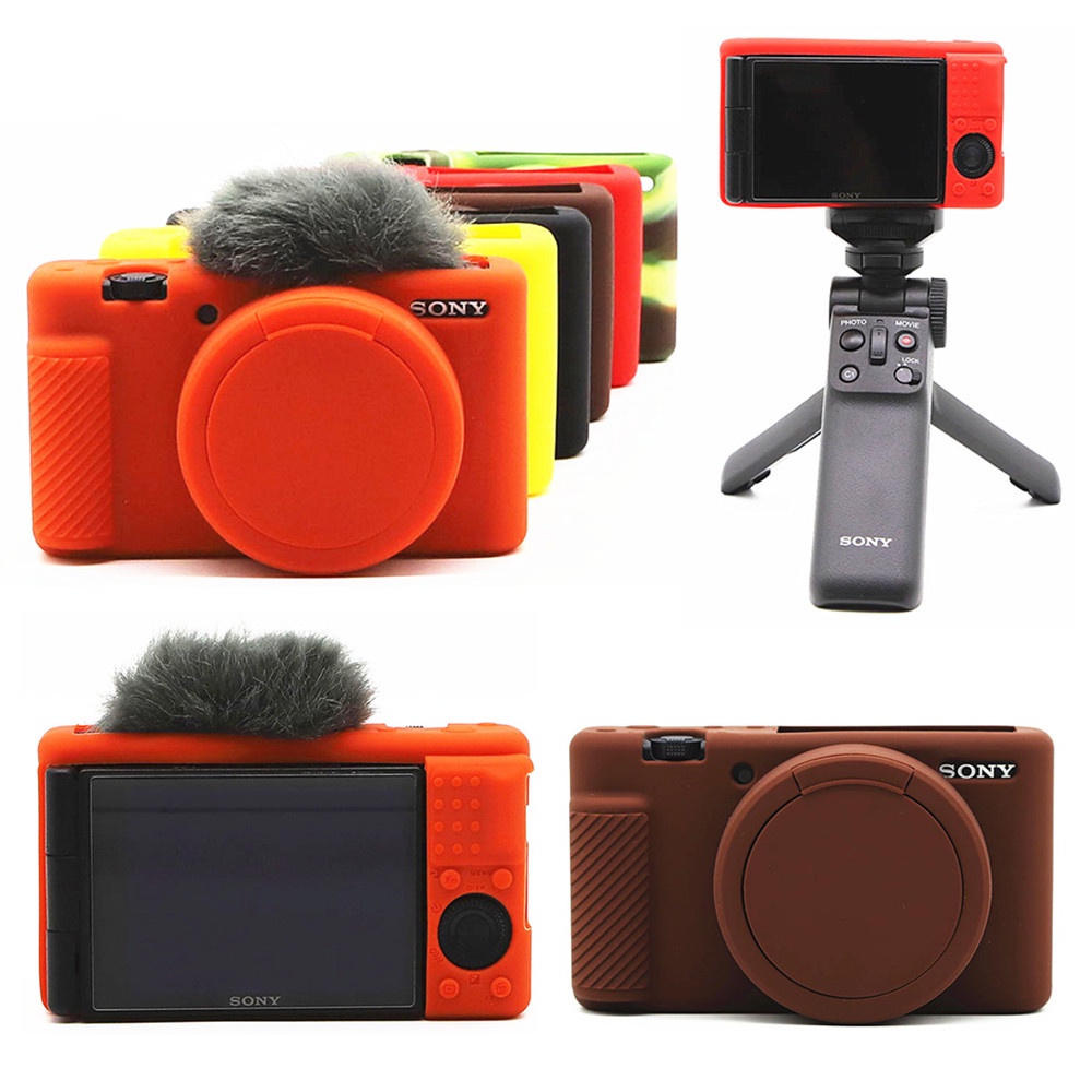 Ốp Silicone Mềm Bảo Vệ Camera Kỹ Thuật Số Sony ZV-1 ZV1