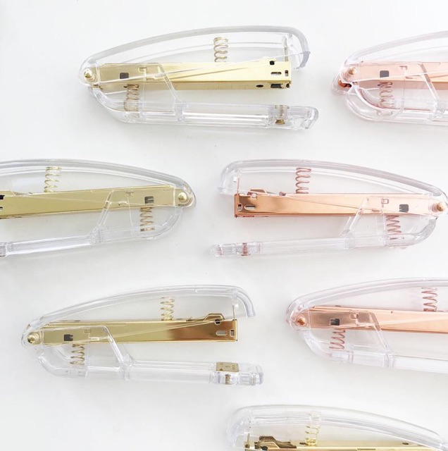 Bấm giấy rose gold