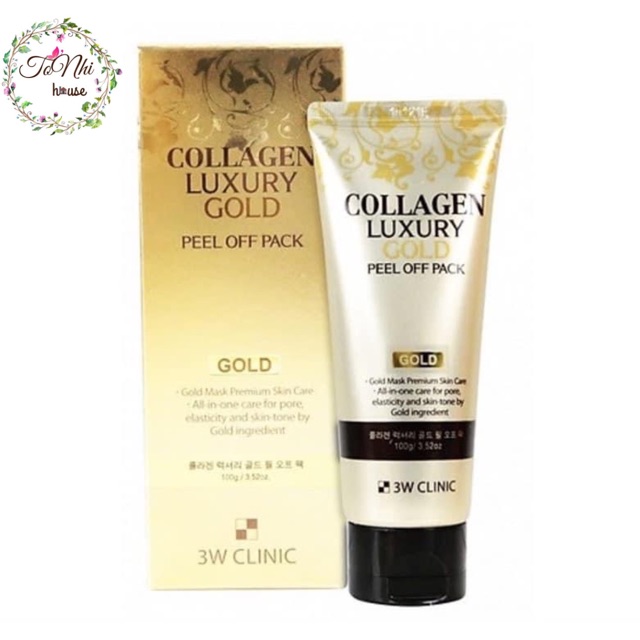 MẶT NẠ VÀNG DẠNG LỘT COLLAGEN GOLD 3W CLINIC