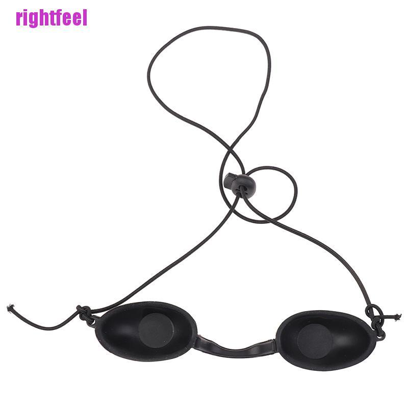 Rightfeel Protective Eyepatch Laser Light Glasses Safety Goggles IPL Beauty Clinic Black