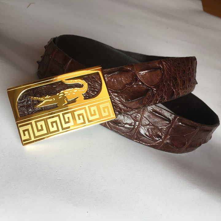 Dây nịt nam Thắt Lưng da Doanh Nhân Da cá sấu Thật 2 Lớp thời trang | BigBuy360 - bigbuy360.vn