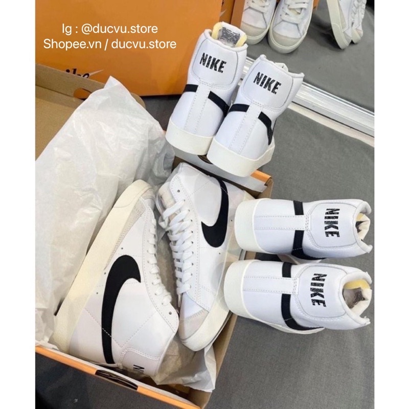GIÀY BLAZER VITAGE BLACK WHITE 1:1 SC [ FULL BOX + FREE SHIP ]