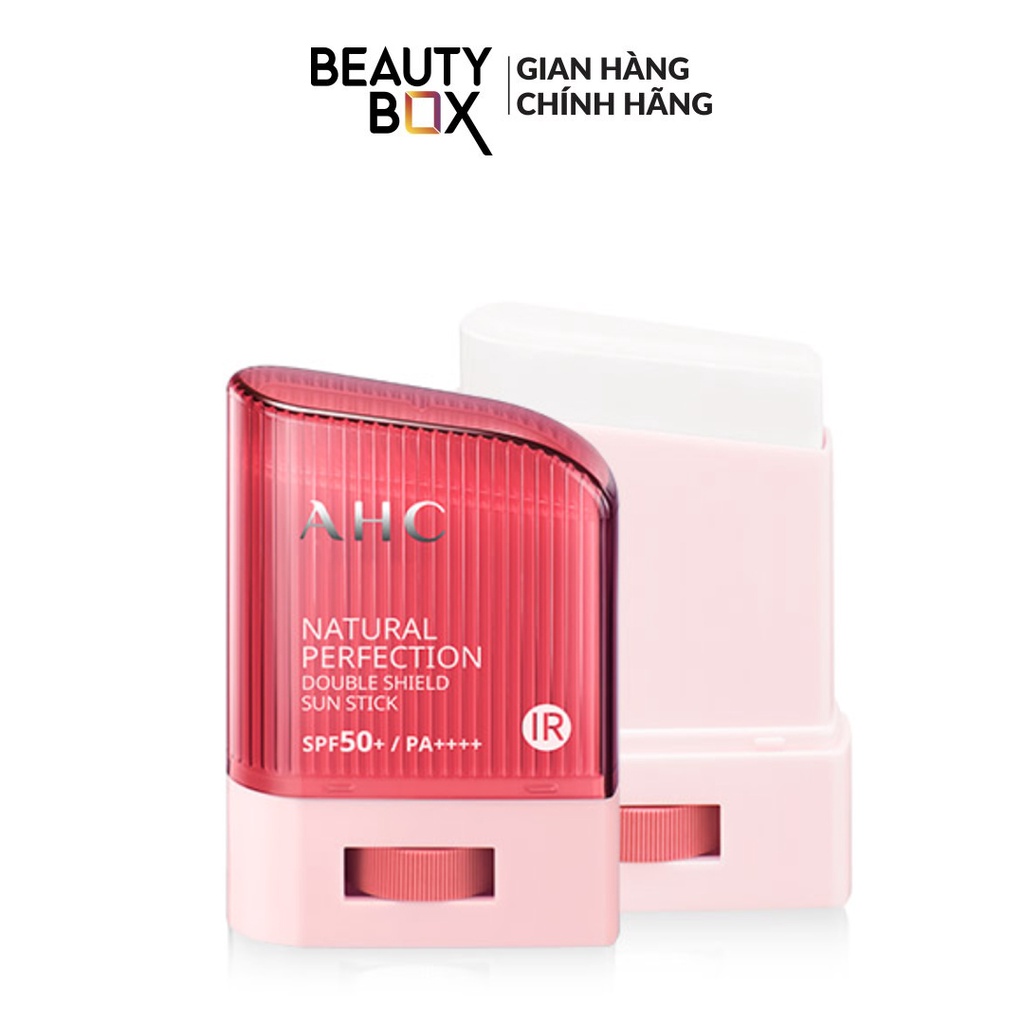 (HSD-13/07/23)Kem Chống Nắng Dạng Thỏi AHC Natural Perfection Double Shield Sun Stick 14g