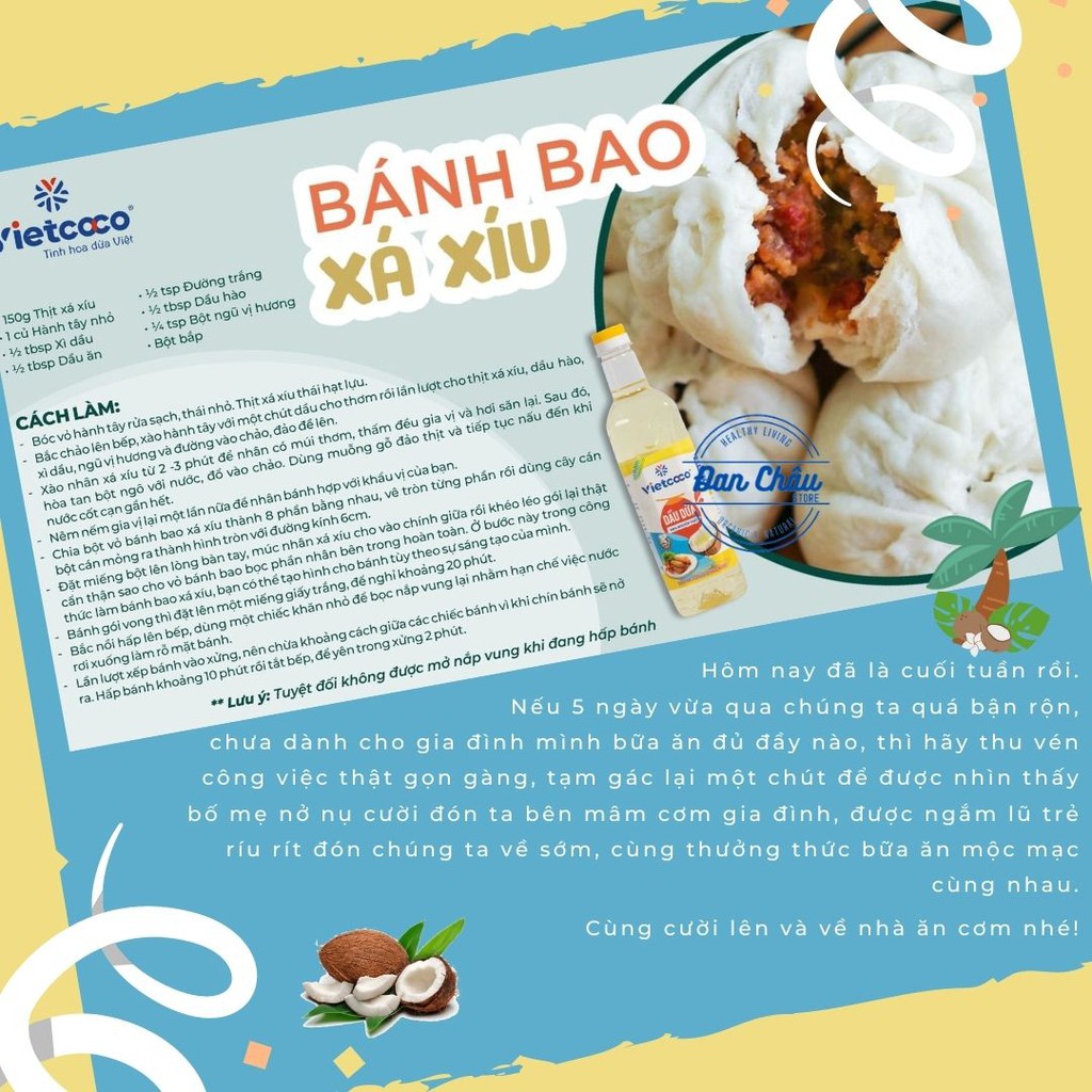 [Ảnh Thật] Dầu Dừa VIETCOCO Nguyên Chất 100%/Dùng Nấu Ăn, Làm Bánh, Massage, Tiện Lợi Mang Theo Du Lịch, Gói Nhỏ 15ml | BigBuy360 - bigbuy360.vn