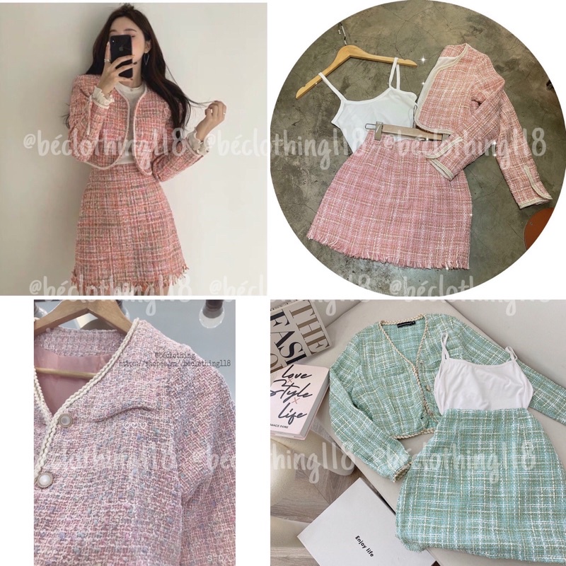 SET CROP DẠ VIỀN  3MÓN ( nhiều màu ) - KÈM VIDEO