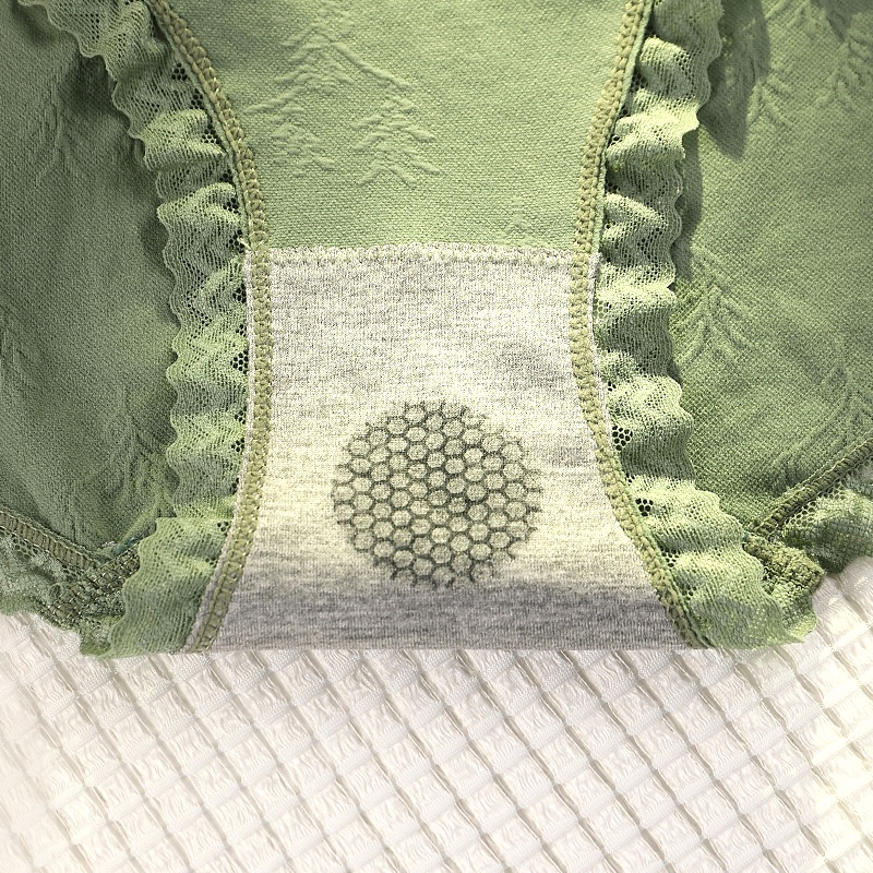 Quần Lót Cotton Không Đường May Lưng Vừa Thoáng Khí Cho Nữ 70-110 KG