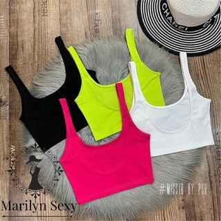 Áo croptop hai dây hở lưng nhiều màu