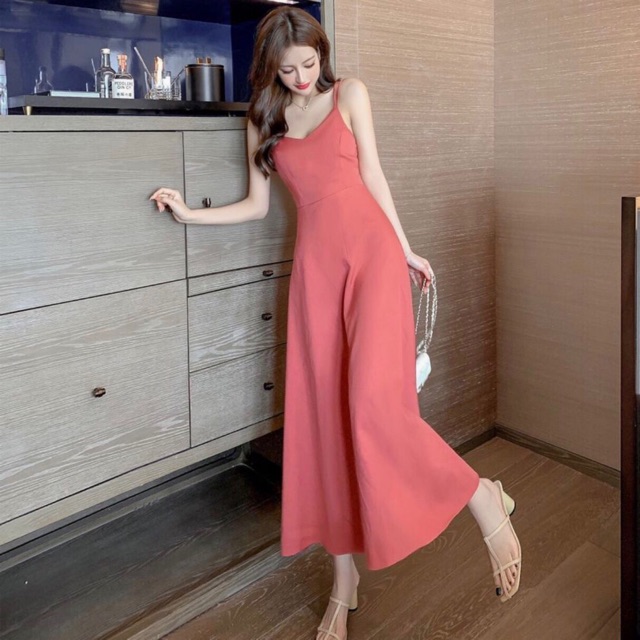 Đầm váy maxi trắng đi biển đan dây sau (kèm hình thật) | BigBuy360 - bigbuy360.vn