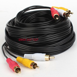 Dây AV 20M (6 Đầu hoa sen)