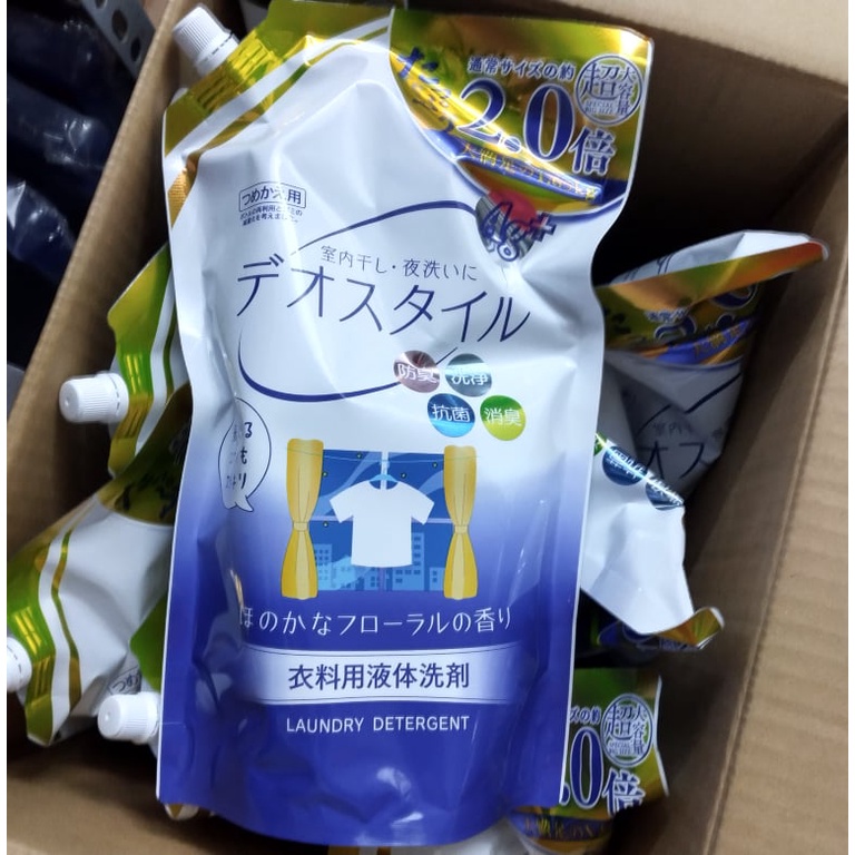 Nước giặt DEO kháng khuẩn túi 1.65kg hàng Nhật nội địa, giặt cực chất, sạch đến ngỡ ngàng