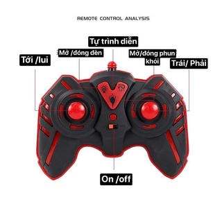 Xe Drift tốc độ có đèn led body và chế độ phun khói