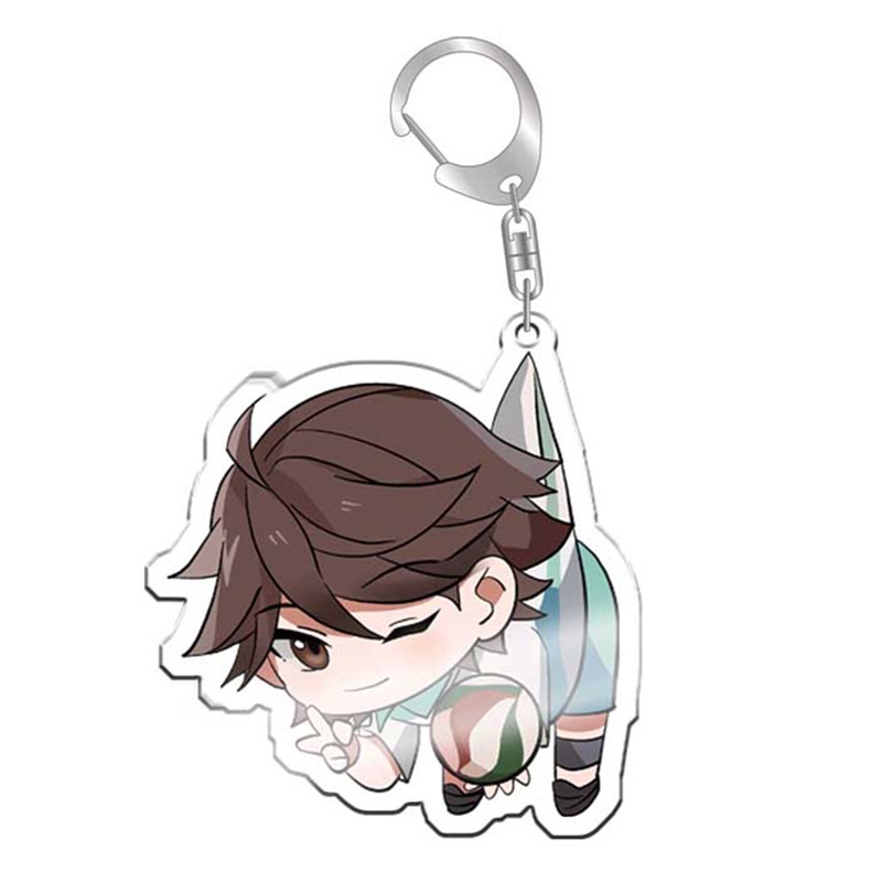 Tmdbyx Móc khóa hình nhân vật hoạt hình Haikyuu dễ thương