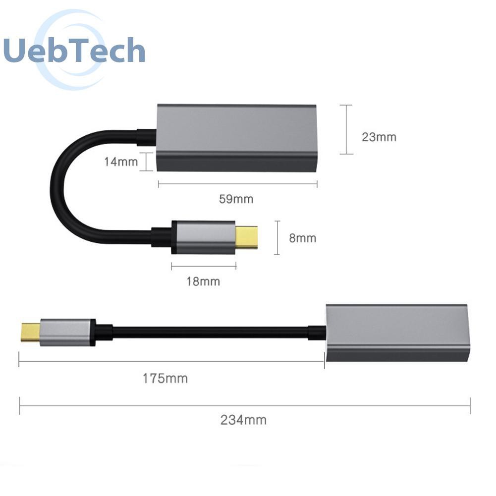 Đầu Chuyển Đổi Từ Cổng Type-C Sang Rj45 10/100mbps Lan Ethernet S3-8052-C | BigBuy360 - bigbuy360.vn