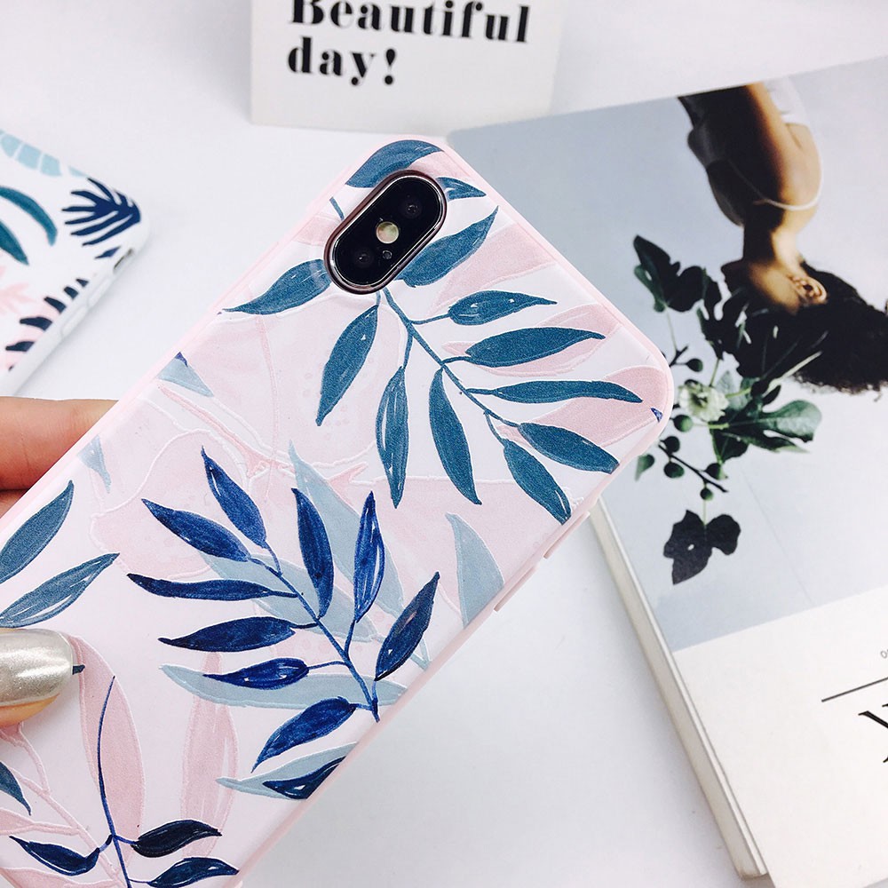 Ốp lưng iphone họa tiết hoa nhẹ nhàng iPhone 6 6s 6 plus 6s plus 7 7 plus 8 8 plus x 11 pro max 3D a72