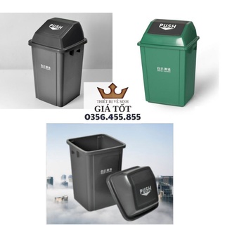 Thùng rác nhựa nắp lật Baiyun 25L - hàng nhập khẩu