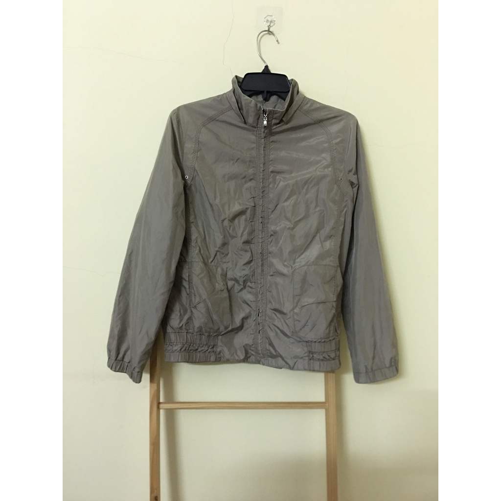 áo khoác si dù nữ màu be size S 2 lớp