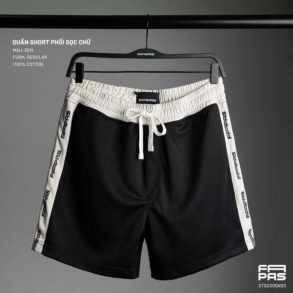 Quần Short FAPAS Phối Sọc Chữ | BigBuy360 - bigbuy360.vn