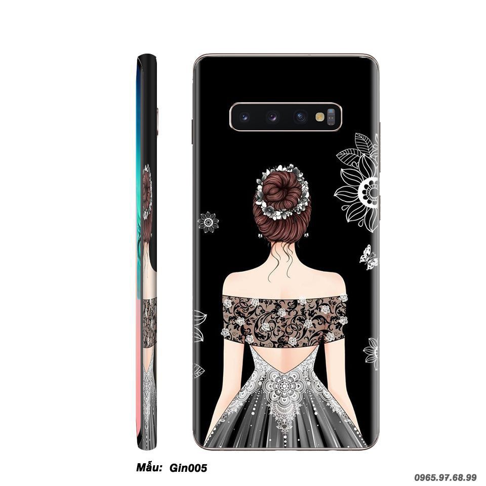 Miếng dán skin SamSung Galaxy Note 9 - in hình cô gái dễ thương [ Nhiều hình ]