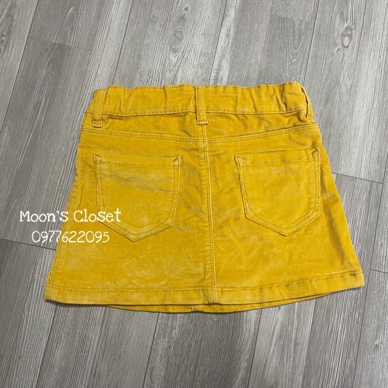 XD- Chân váy nhung vàng Palomino size 1.5/2y-9/10y