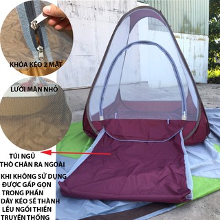 Mùng/Lều thiền cá nhân tự bung cao cấp