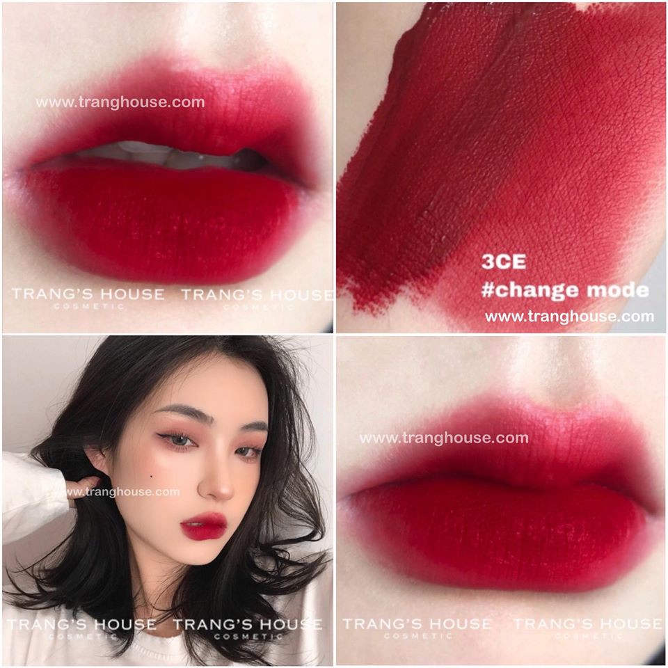 Son Kem Li 3ce Soft Lip Lacquer Mau Change Mode Tone đỏ Nhung Shopee Việt Nam