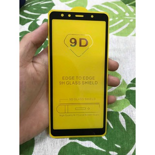 KÍnh CƯỜNG LỰC 9D Full màn Samsung Galaxy A7 2018 - dokinhkhongdonang