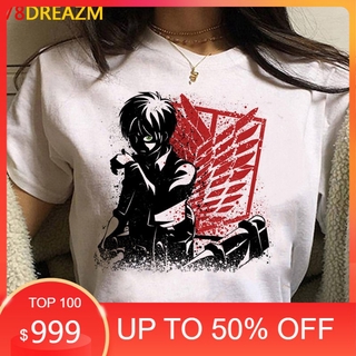 SALE 50% - Áo Thun Tay Ngắn In Hình Hoạt Hình Attack On Titan Dành Cho Nam