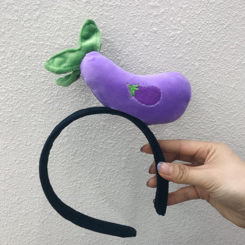 Băng đô cài tóc hình rau củ quả dễ thương cho bé gái