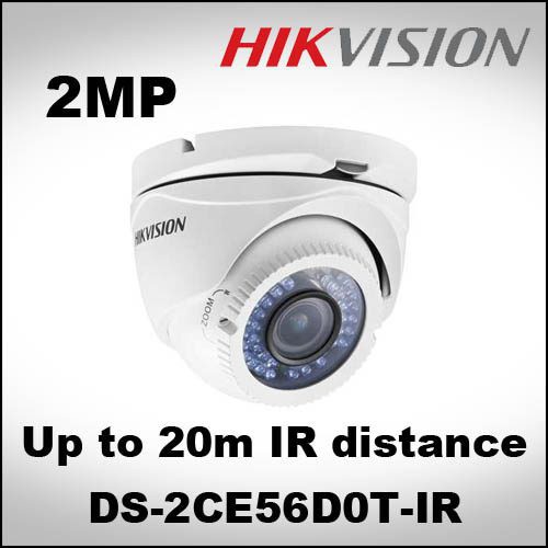 Camera HD-TVI Dome hồng ngoại 2.0 Megapixel HIKVISION DS-2CE56D0T-IR