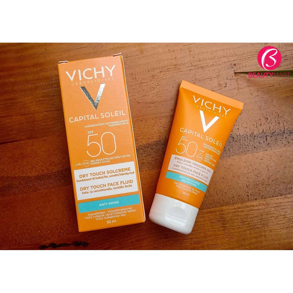 Kem Chống Nắng Vichy SPF 50 Ideal Soleil 50ml mẫu mới