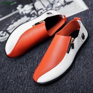 Giày lười da pu phong cách Hàn Quốc cho nam