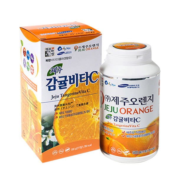 Viên Vitamin C Jeju Orange 500g của Hàn Quốc hàng chính hãng Joli Cosmetic | BigBuy360 - bigbuy360.vn
