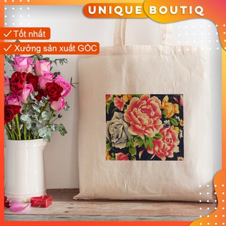 Túi / túi vải / phong cách vintage / Linen hoa , đi học, đi chơi, phụ kiện chụp ảnh cực chất