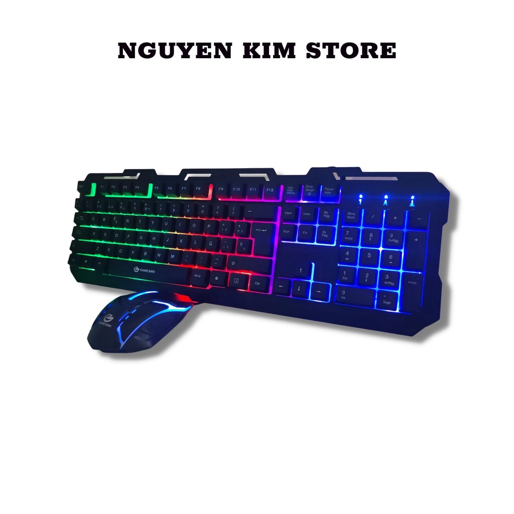 Bộ Combo Bàn Phím Chuột Gamming J10 Có Dây Có Đèn Nền Led | Bảo Hành12 Tháng Toàn Quốc