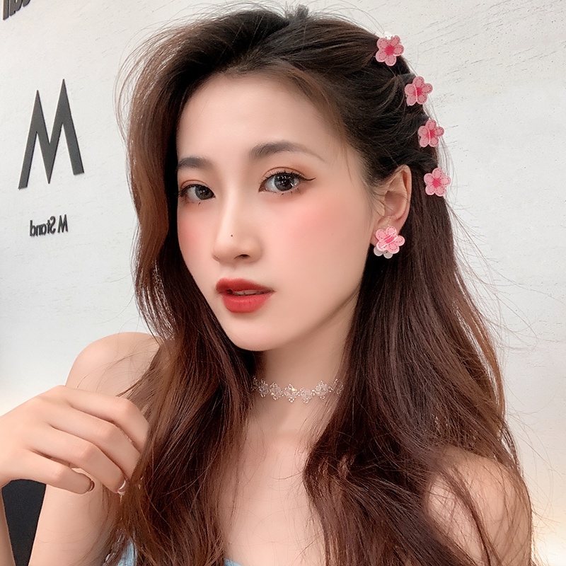 Kẹp tóc Bell Mew hoa anh đào nhí nhảnh, đáng yêu  TOC55