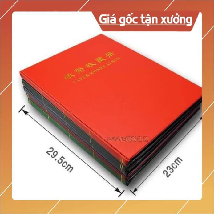 [TRỢ GIÁ] Album Đựng Tiền Giấy 20 Phơi 3 ngăn trong suốt PCCB (chứa được tối đa 60 tờ tiền)