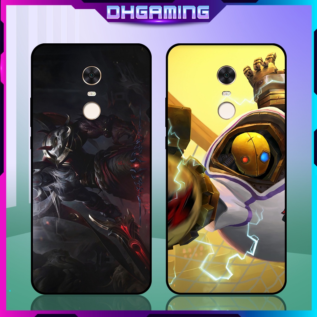 Ốp lưng điện thoại XIAOMI MI NOTE 4/4X - REDMI 5 PLUS in hình game liên minh Aatrox Huyết Nguyệt & B