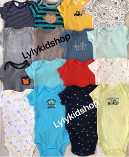bodysuit tay ngắn bé trai (inbox chọn mẫu)