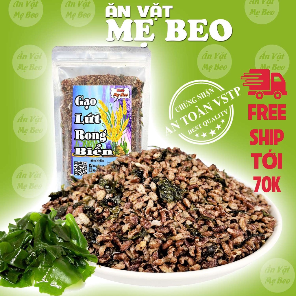 Gạo lứt huyết rồng sấy rong biển 500gr Mẹ Beo cực ngon