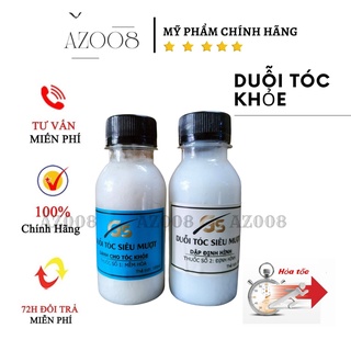 Thuốc ép tóc tại nhà thảo dược, thuốc duỗi tóc tại nhà keratin phục hồi tóc Size nhỏ 100ml AZ008