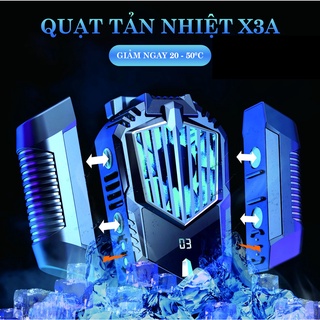 Quạt tản nhiệt điện thoại x3a pro sò lạnh chạy pin 2000mah - k1347