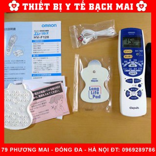 Máy Massage Xung Điện Omron HV-F128 Nhật Bản [Cam Kết Chính Hãng]