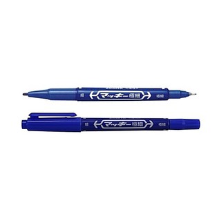 BÚT DẠ KÍNH MO-120-MC-BL ĐÁNH DẤU 2 ĐẦU